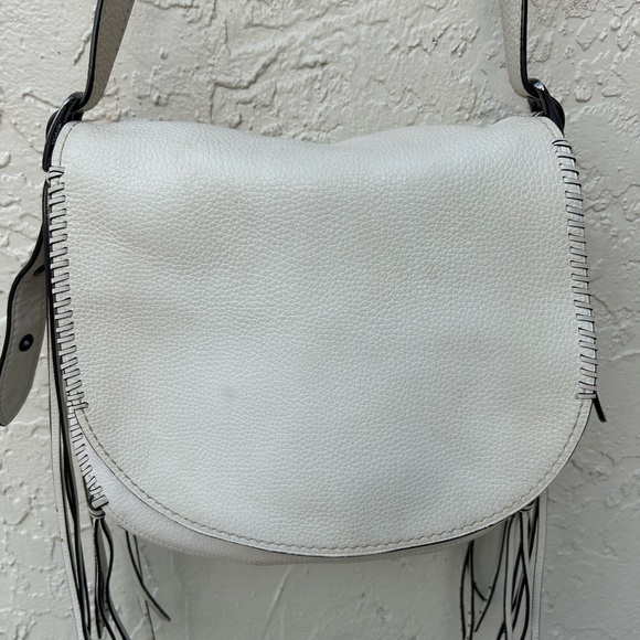 Coach 1941 Whiplash Saddle Bag PebbleLeather Chalk
